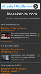 Mobile Screenshot of ideaskenita.com